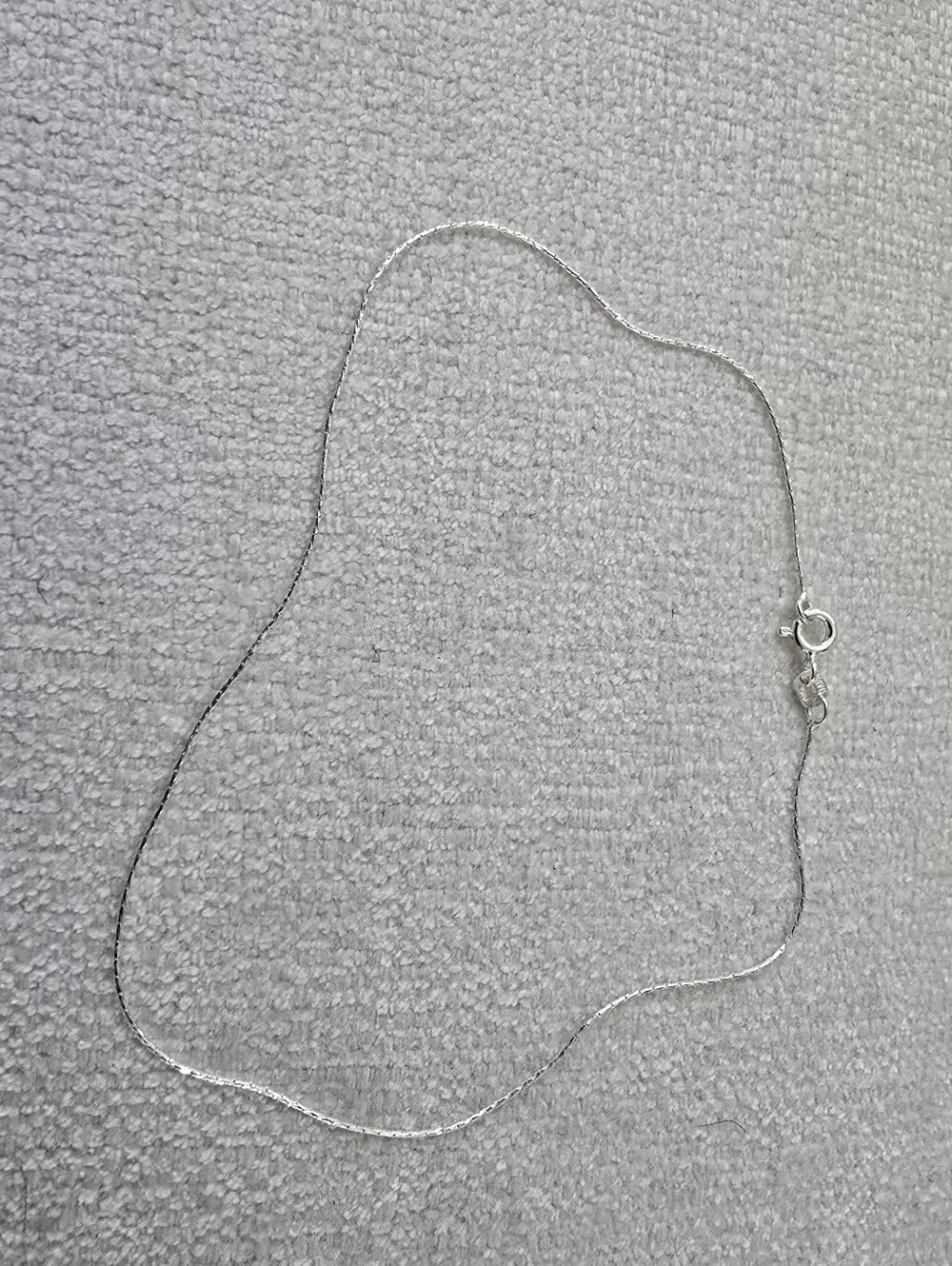 Italy Sterling Silver Thin Dainty Anklet 10"